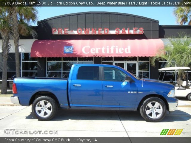 2009 Dodge Ram 1500 Big Horn Edition Crew Cab in Deep Water Blue Pearl