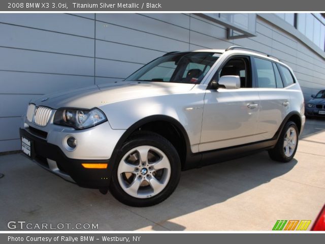 2008 BMW X3 3.0si in Titanium Silver Metallic