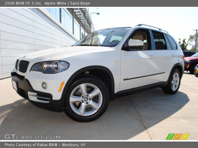 2008 BMW X5 3.0si in Alpine White