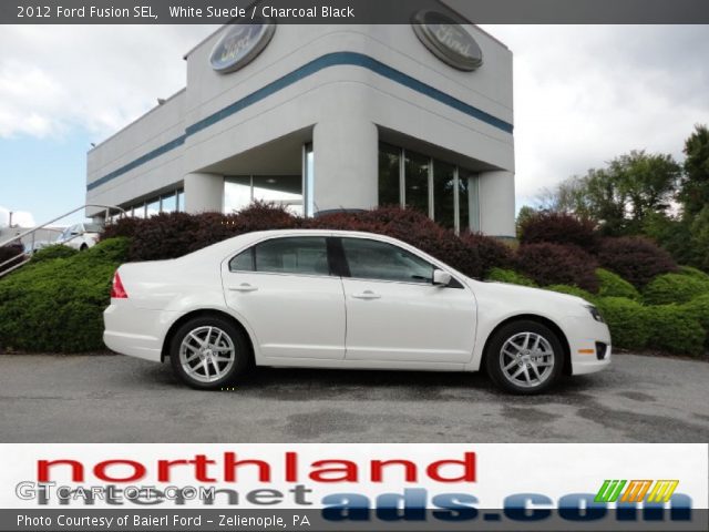 2012 Ford Fusion SEL in White Suede