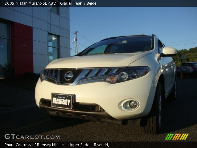 2009 Nissan Murano SL AWD in Glacier Pearl