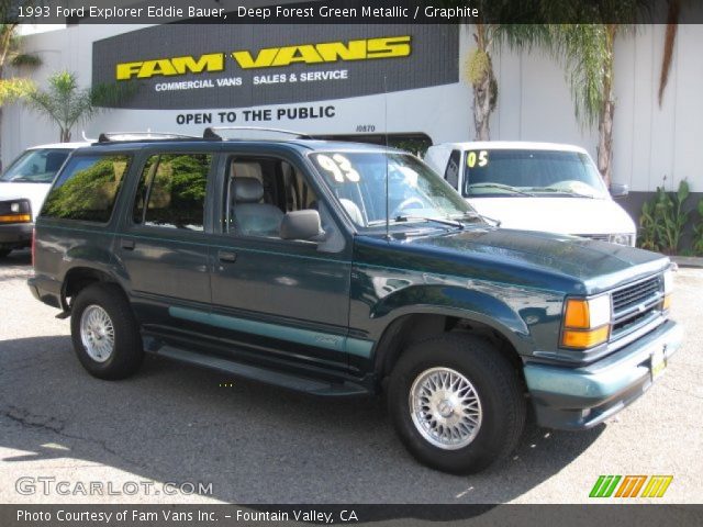 1993 Ford Explorer Eddie Bauer in Deep Forest Green Metallic