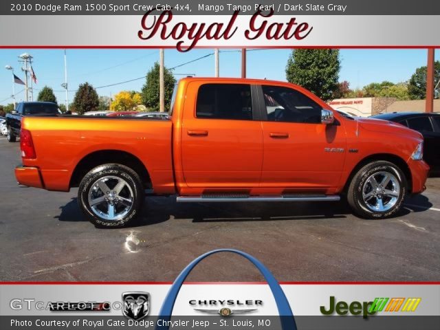 2010 Dodge Ram 1500 Sport Crew Cab 4x4 in Mango Tango Pearl