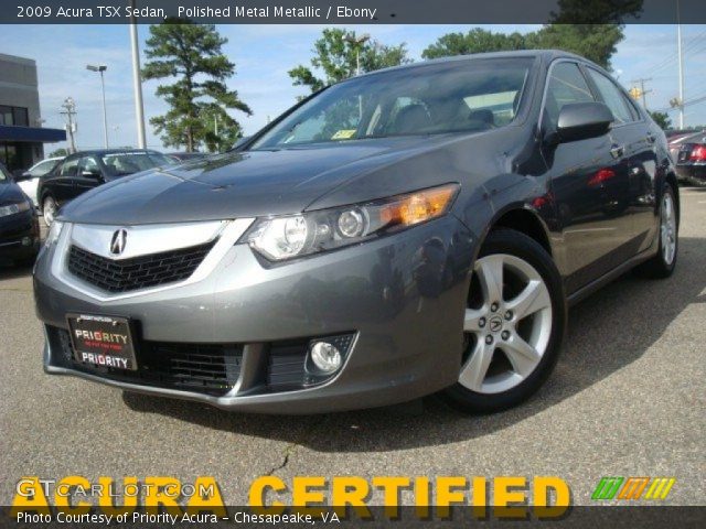 2009 Acura TSX Sedan in Polished Metal Metallic