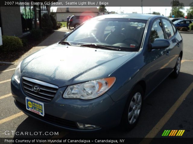 2007 Hyundai Elantra GLS Sedan in Seattle Light Blue