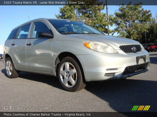 2003 Toyota Matrix XR in Lunar Mist Metallic