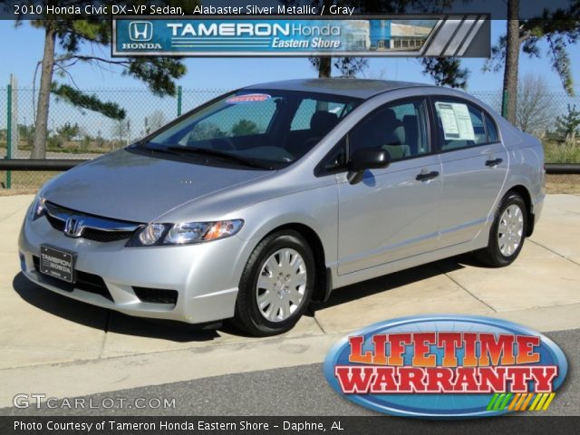 2010 Honda Civic DX-VP Sedan in Alabaster Silver Metallic