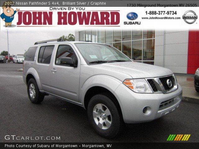 2012 Nissan Pathfinder S 4x4 in Brilliant Silver