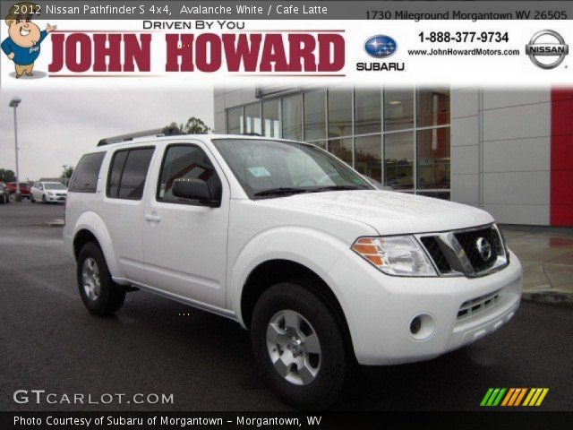 2012 Nissan Pathfinder S 4x4 in Avalanche White