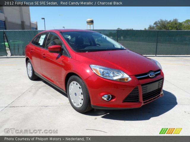 2012 Ford Focus SE SFE Sedan in Red Candy Metallic