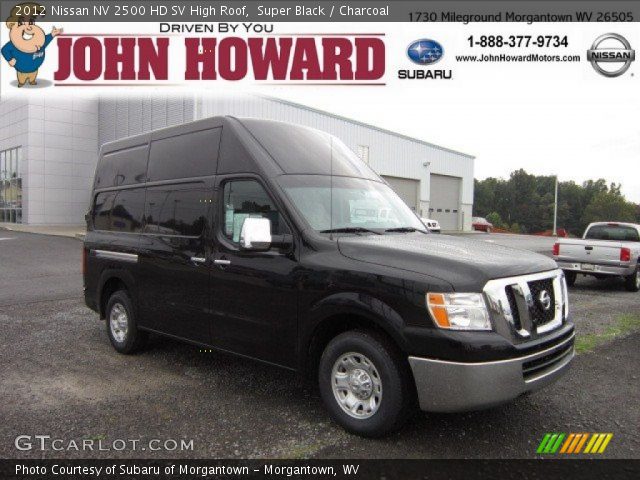 2012 Nissan NV 2500 HD SV High Roof in Super Black