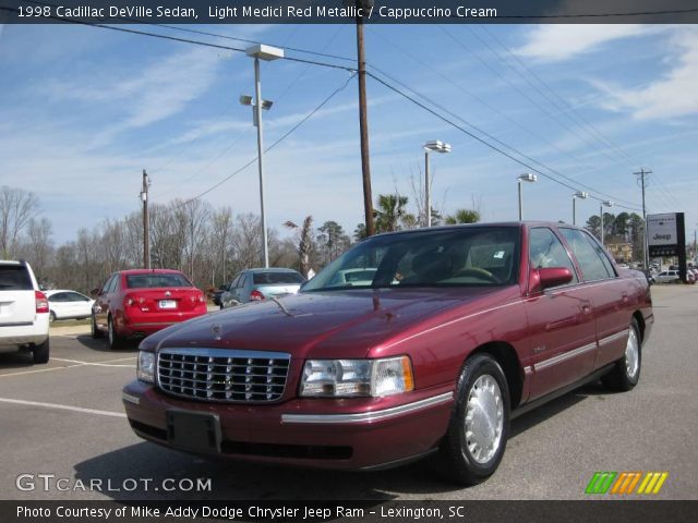 1998 Cadillac DeVille Sedan in Light Medici Red Metallic
