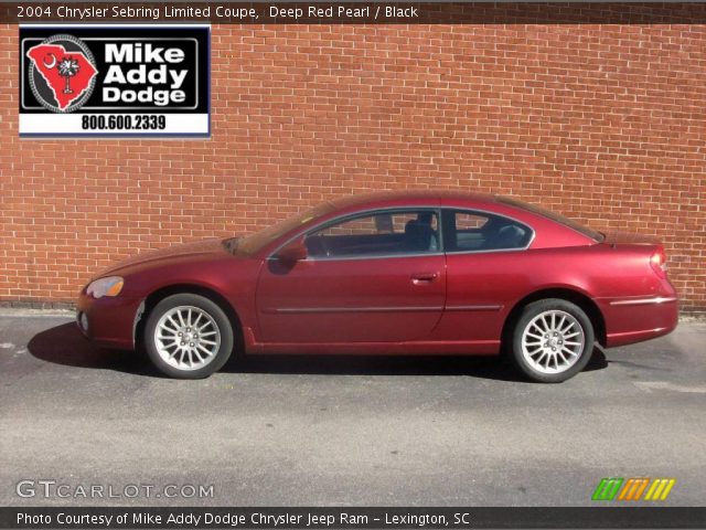2004 Chrysler Sebring Limited Coupe in Deep Red Pearl