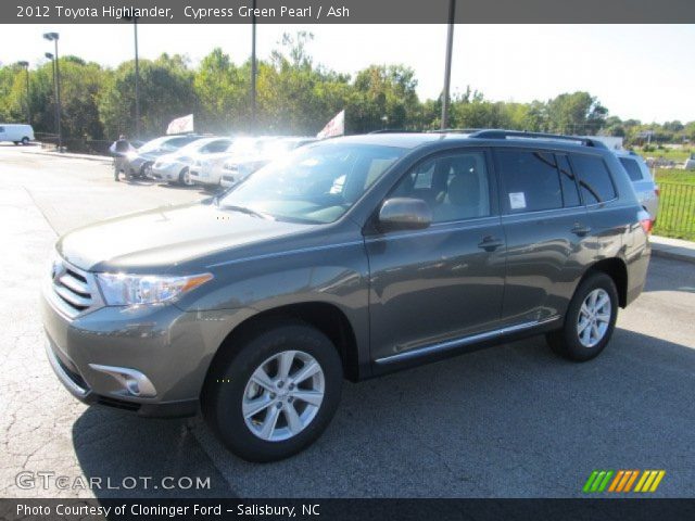 2012 Toyota Highlander  in Cypress Green Pearl