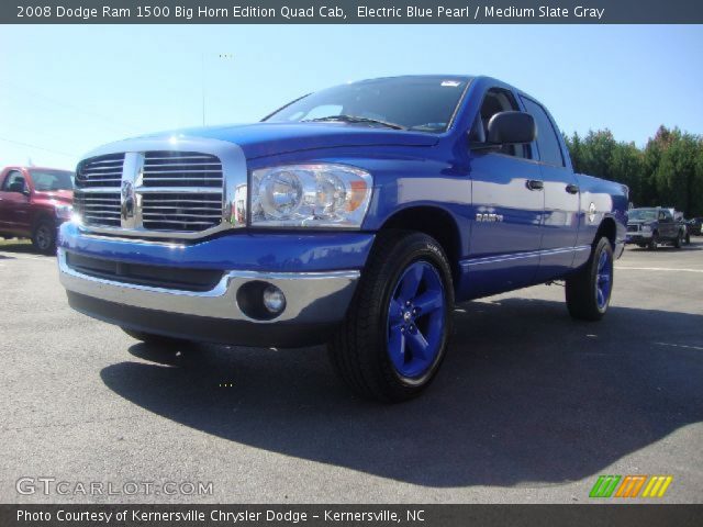 2008 Dodge Ram 1500 Big Horn Edition Quad Cab in Electric Blue Pearl