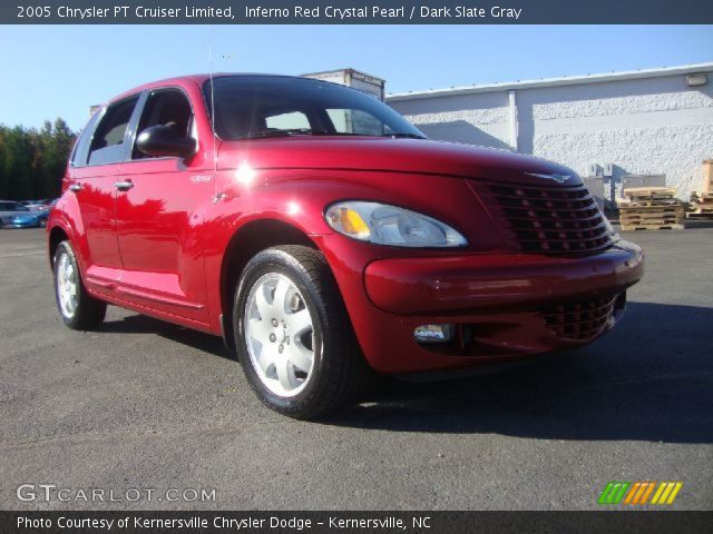 2005 Chrysler PT Cruiser Limited in Inferno Red Crystal Pearl