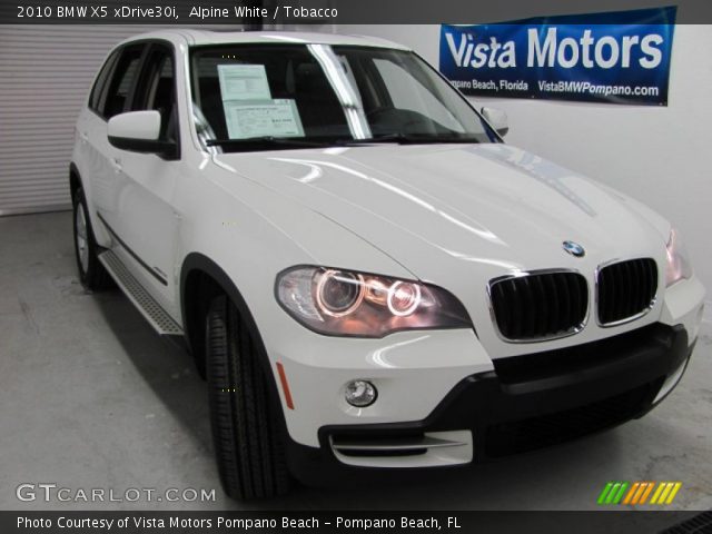 2010 BMW X5 xDrive30i in Alpine White