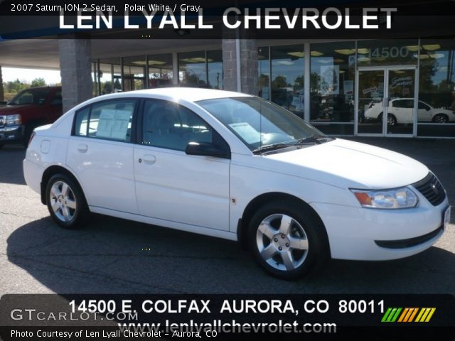 2007 Saturn ION 2 Sedan in Polar White
