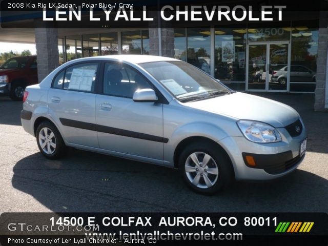 2008 Kia Rio LX Sedan in Polar Blue