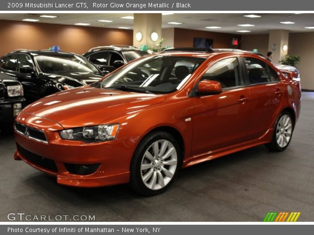 2009 Mitsubishi Lancer GTS in Rotor Glow Orange Metallic