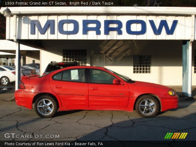 1999 Pontiac Grand Am GT Sedan in Bright Red