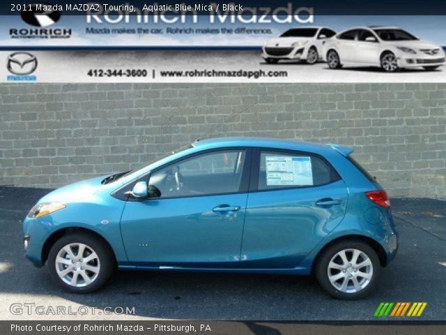 2011 Mazda MAZDA2 Touring in Aquatic Blue Mica