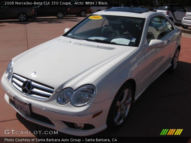 2008 Mercedes-Benz CLK 350 Coupe in Arctic White