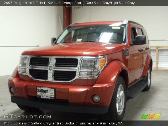 2007 Dodge Nitro SLT 4x4 in Sunburst Orange Pearl