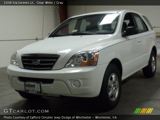 2008 Kia Sorento LX in Clear White