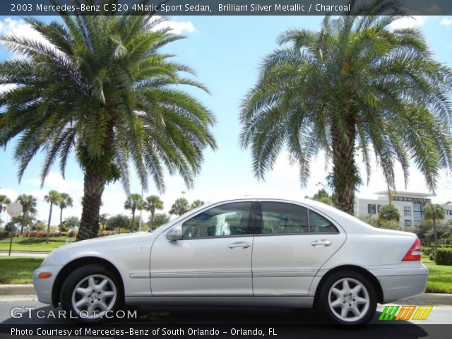 2003 Mercedes-Benz C 320 4Matic Sport Sedan in Brilliant Silver Metallic