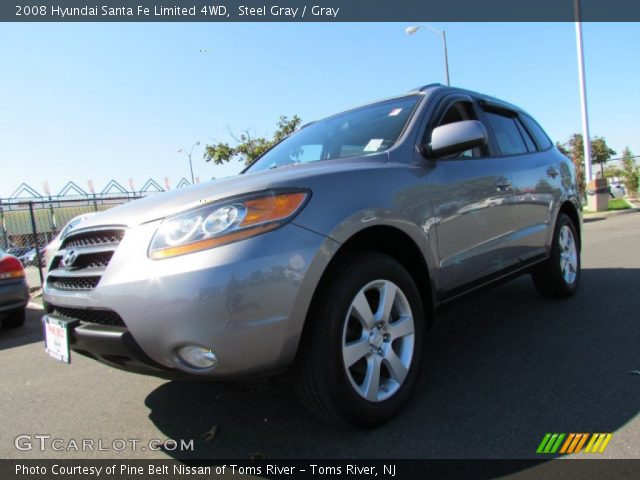 2008 Hyundai Santa Fe Limited 4WD in Steel Gray