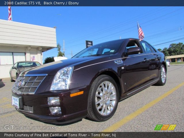 2008 Cadillac STS V8 in Black Cherry