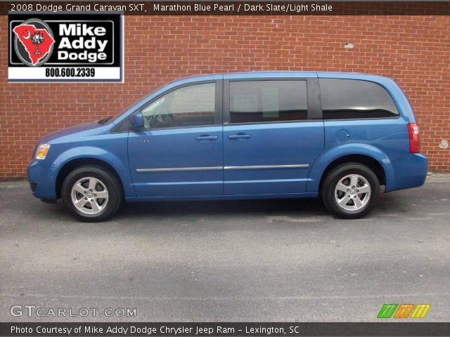 2008 Dodge Grand Caravan SXT in Marathon Blue Pearl