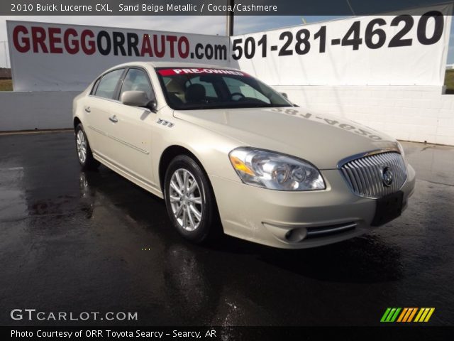 2010 Buick Lucerne CXL in Sand Beige Metallic