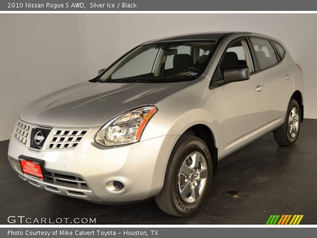 2010 Nissan Rogue S AWD in Silver Ice