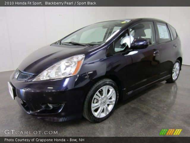 2010 Honda Fit Sport in Blackberry Pearl