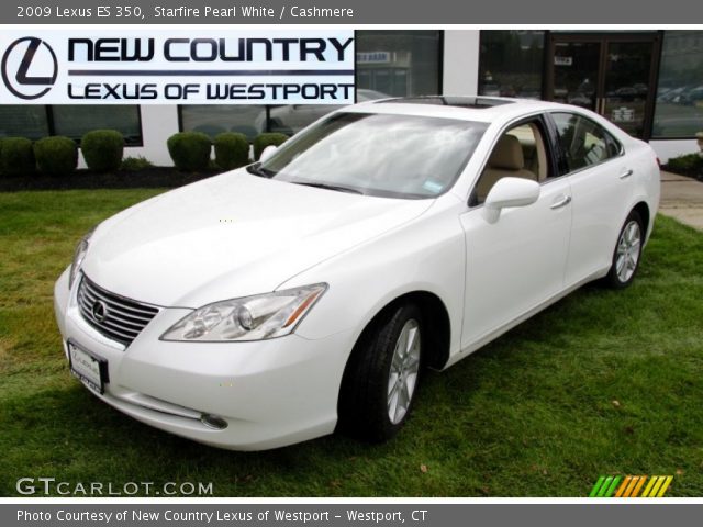 2009 Lexus ES 350 in Starfire Pearl White