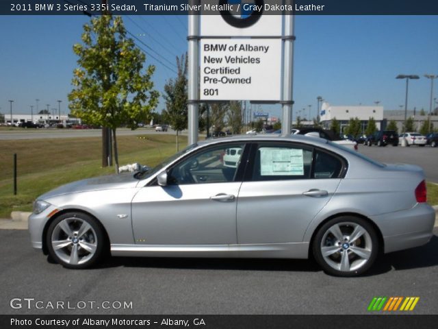 Titanium Silver Metallic 2011 Bmw 3 Series 335i Sedan Gray Dakota Leather Interior Gtcarlot Com Vehicle Archive 54963862