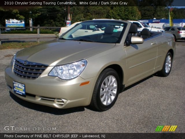 2010 Chrysler Sebring Touring Convertible in White Gold