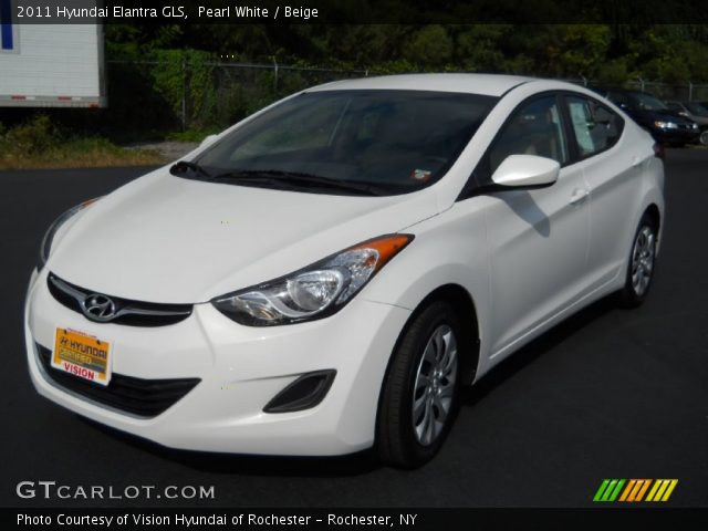 2011 Hyundai Elantra GLS in Pearl White