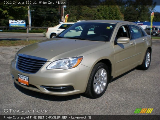 2011 Chrysler 200 LX in White Gold