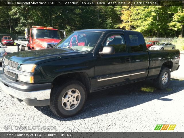 2004 Chevrolet Silverado 1500 LS Extended Cab 4x4 in Dark Green Metallic