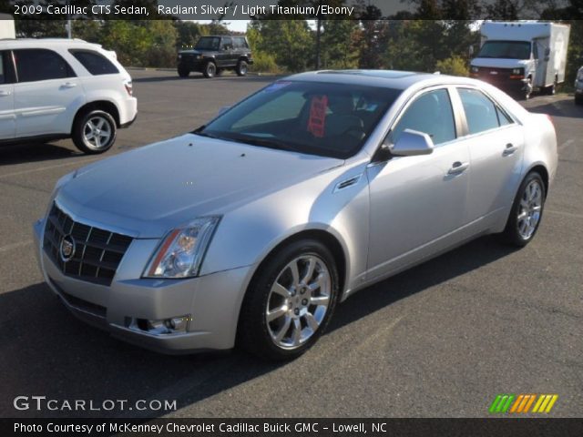 2009 Cadillac CTS Sedan in Radiant Silver