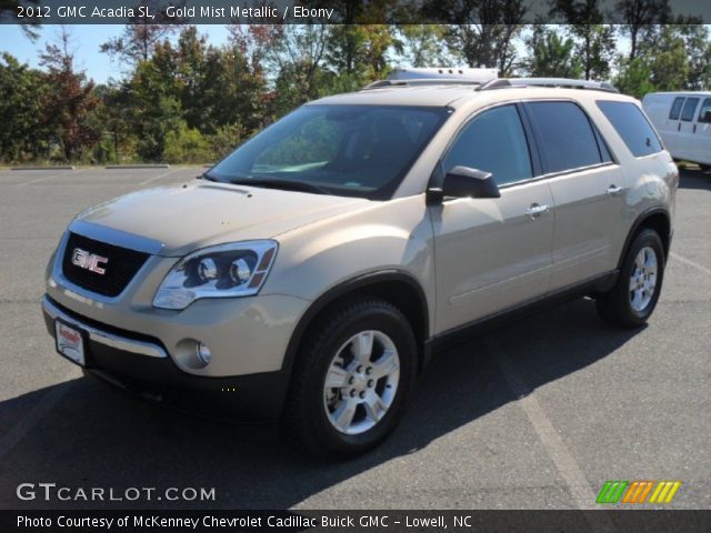 2012 GMC Acadia SL in Gold Mist Metallic