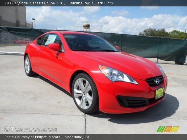 2012 Hyundai Genesis Coupe 2.0T in Tsukuba Red