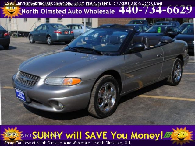 1998 Chrysler Sebring JXi Convertible in Bright Platinum Metallic