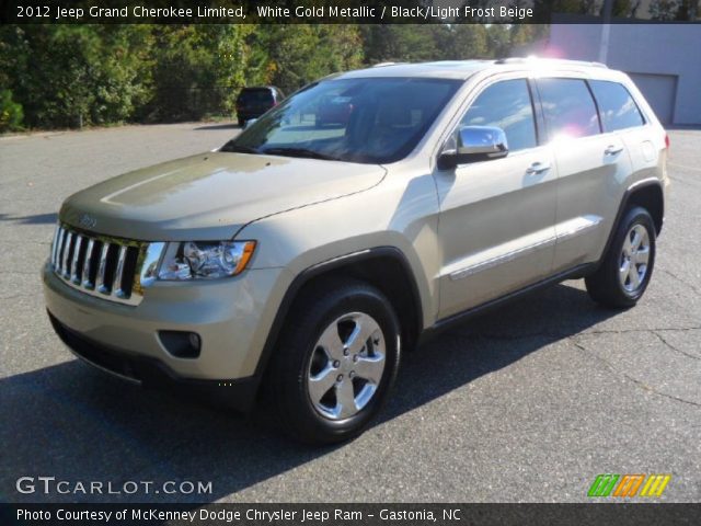 2012 Jeep Grand Cherokee Limited in White Gold Metallic