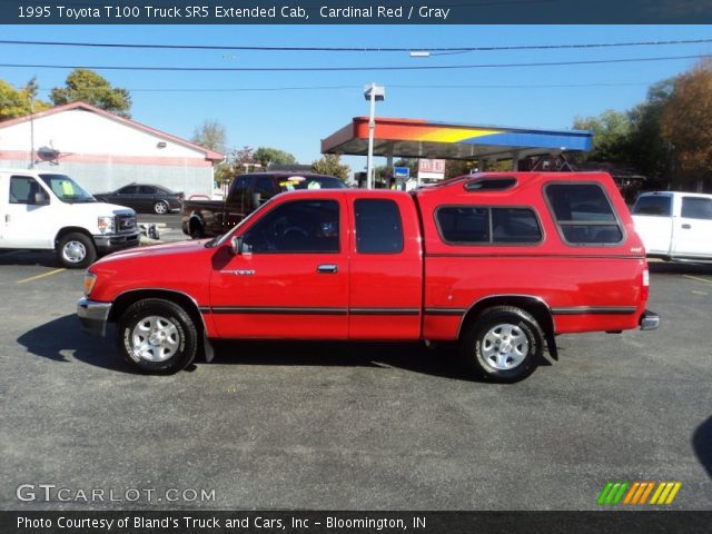 1995 Toyota T100 Truck SR5 Extended Cab in Cardinal Red
