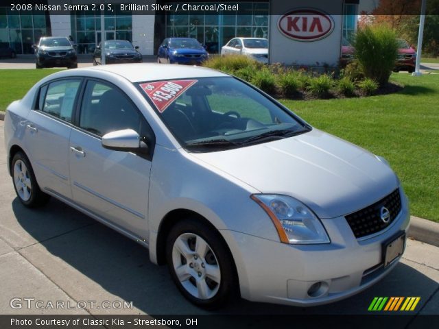 2008 Nissan Sentra 2.0 S in Brilliant Silver