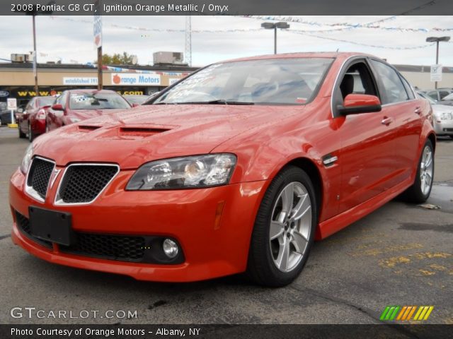 2008 Pontiac G8 GT in Ignition Orange Metallic